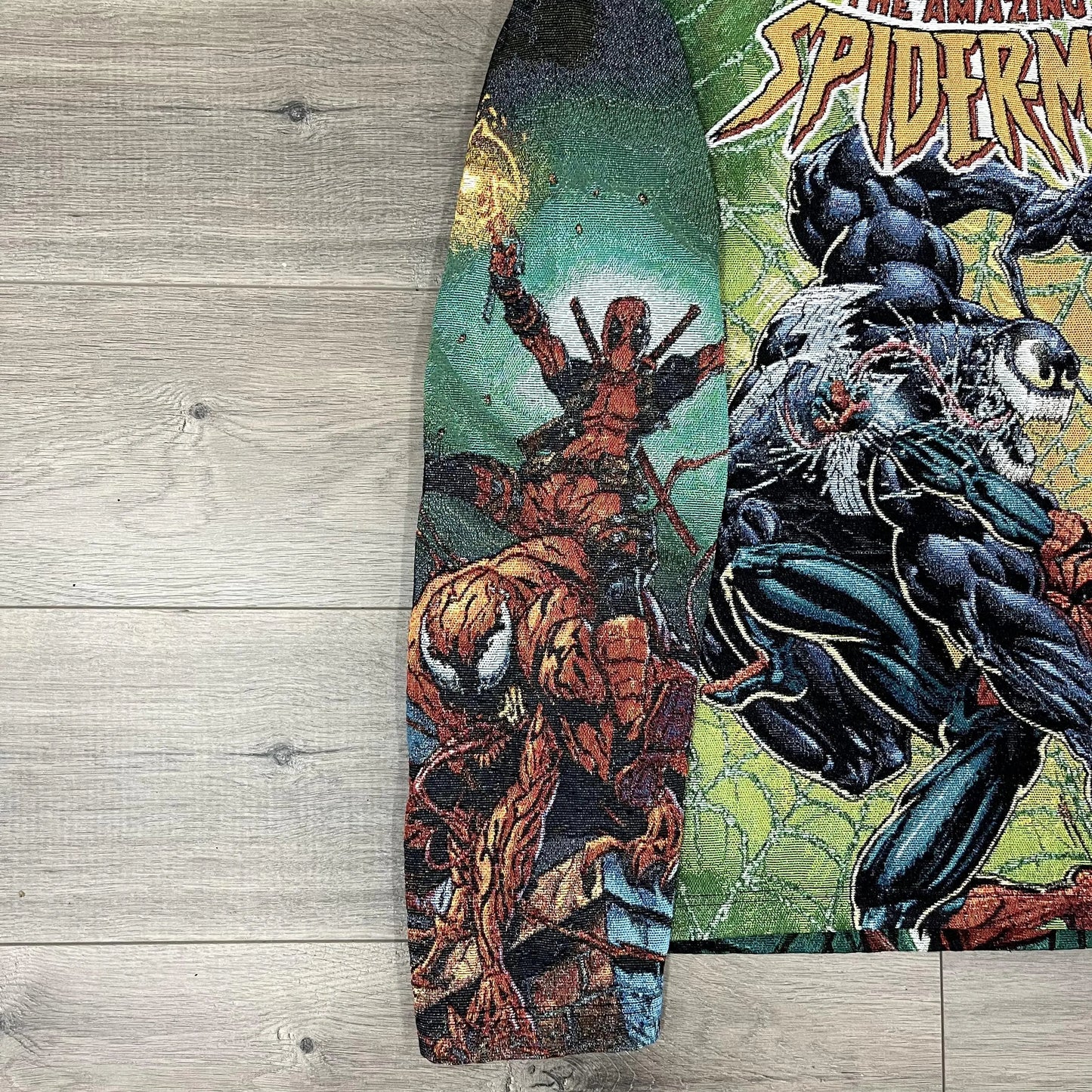 GO FIGHT! WOVEN TAPESTRY HOODIE