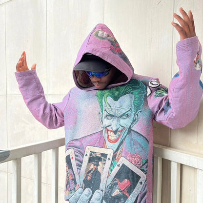 SMILE WOVEN TAPESTRY HOODIE