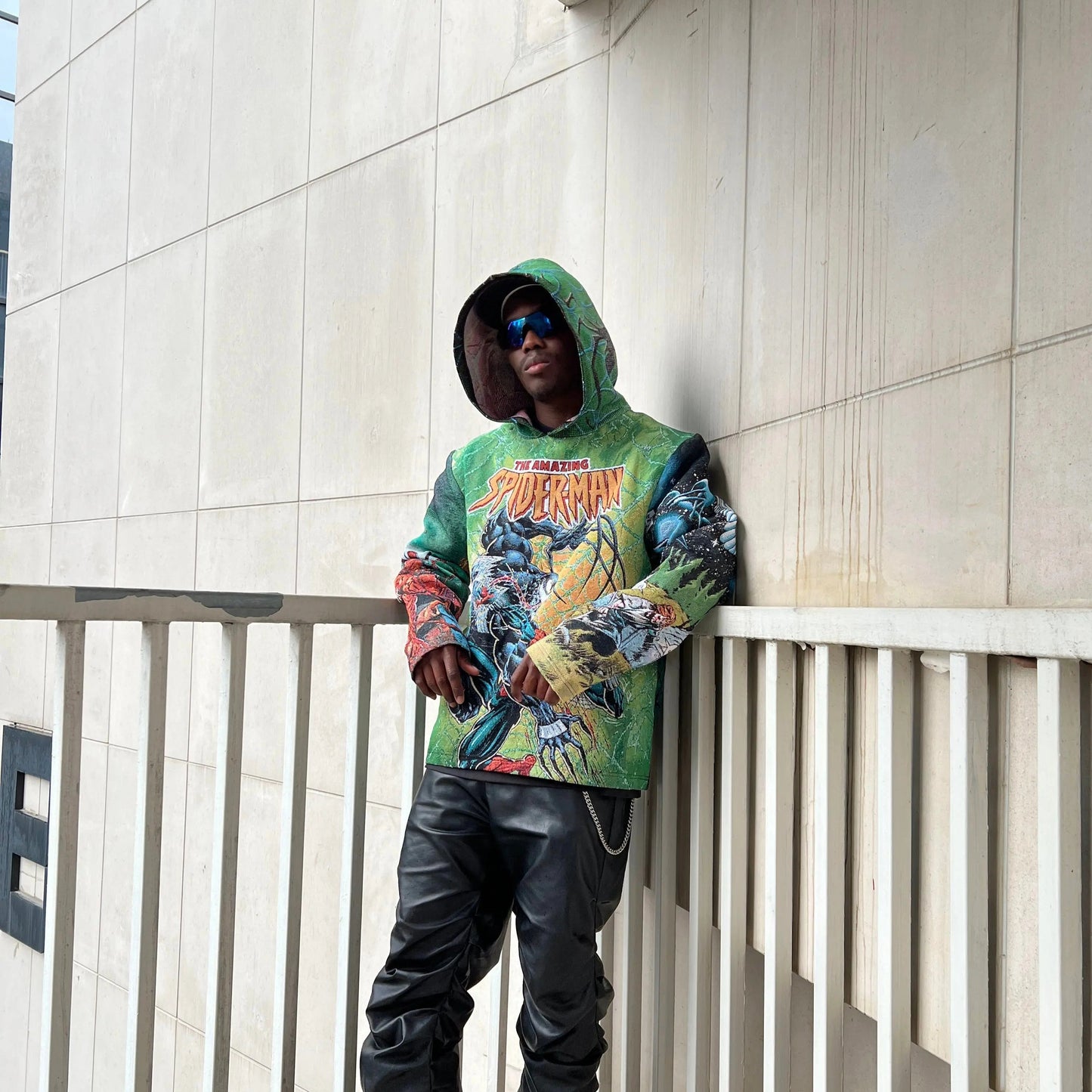 GO FIGHT! WOVEN TAPESTRY HOODIE