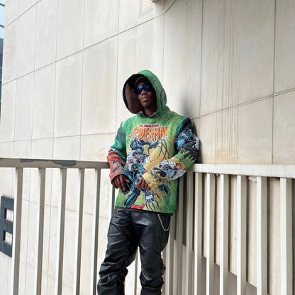 GO FIGHT! WOVEN TAPESTRY HOODIE