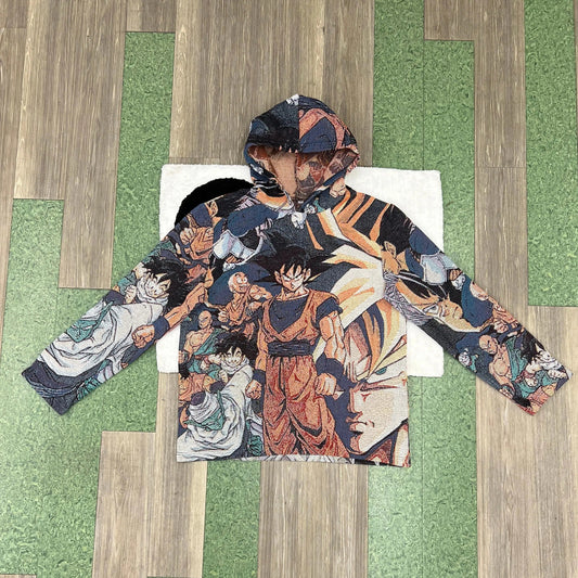 DBZ GOKU WOVEN TAPESTRY HOODIE