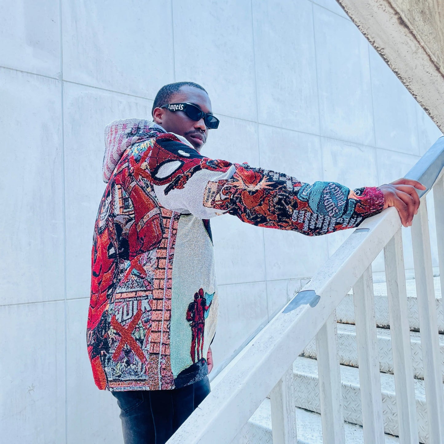 DEADPOOL WOVEN TAPESTRY HOODIE