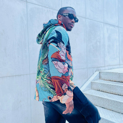 DBZ SHENRON WOVEN TAPESTRY HOODIE