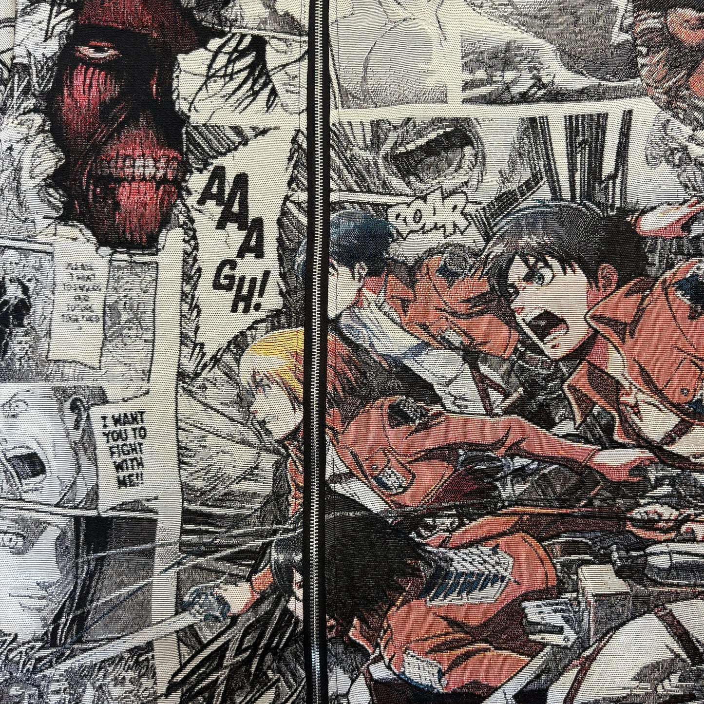 ATTACK ON TITAN WOVEN TAPESTRY JACKET