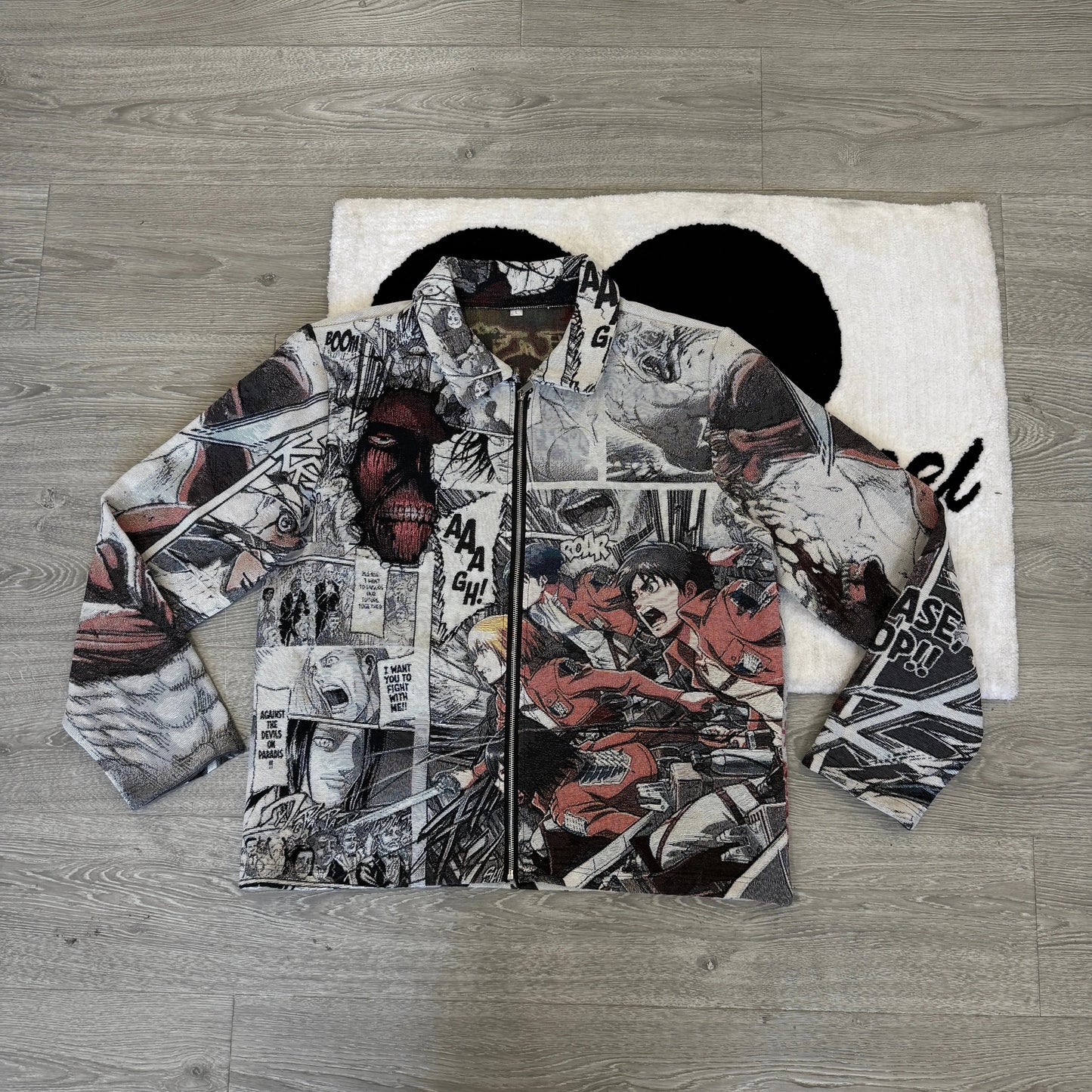 ATTACK ON TITAN WOVEN TAPESTRY JACKET