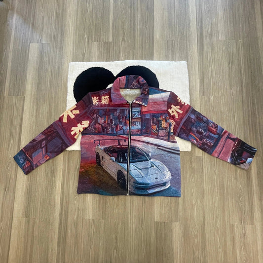 TOKYO DRIFT WOVEN TAPESTRY JACKET