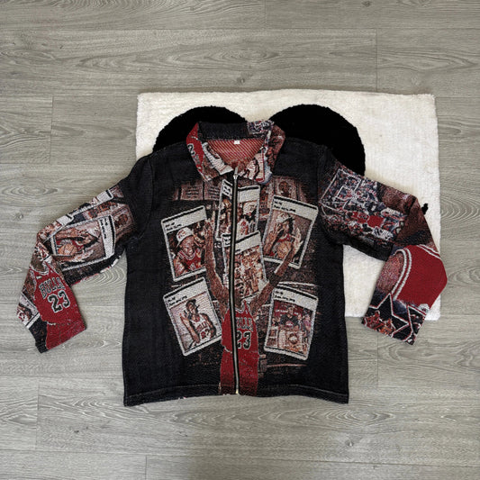1998 VINTAGE WOVEN TAPESTRY JACKET