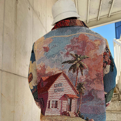 GOKU DRAGON BALL WOVEN TAPESTRY JACKET