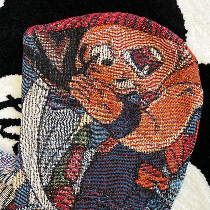 DRAGON WOVEN TAPESTRY HOODIE