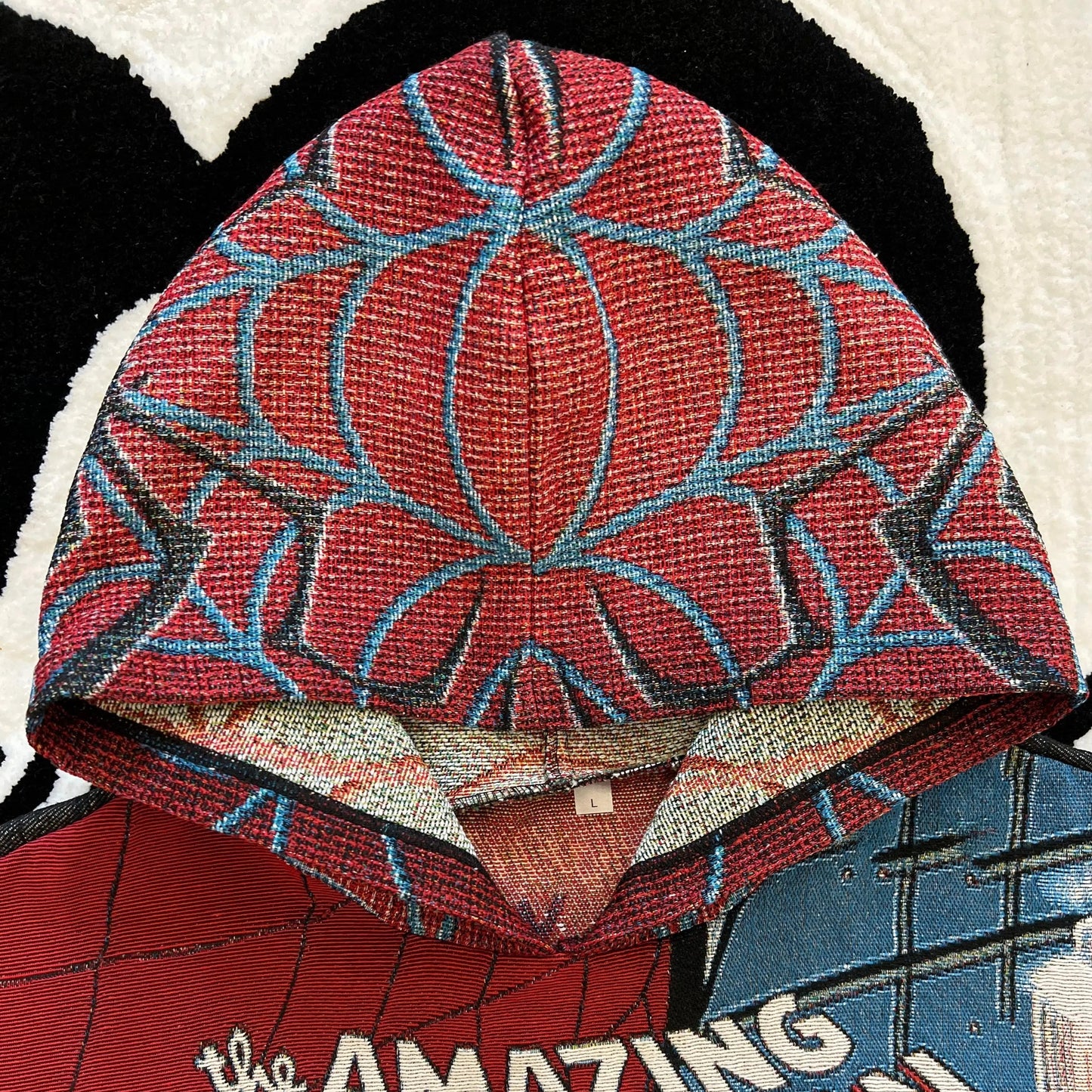 AMAZING SPIDER-MAN WOVEN TAPESTRY HOODIE