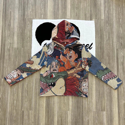 DRAGON WOVEN TAPESTRY HOODIE