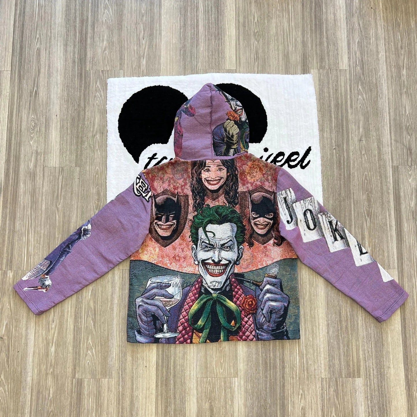 SMILE WOVEN TAPESTRY HOODIE