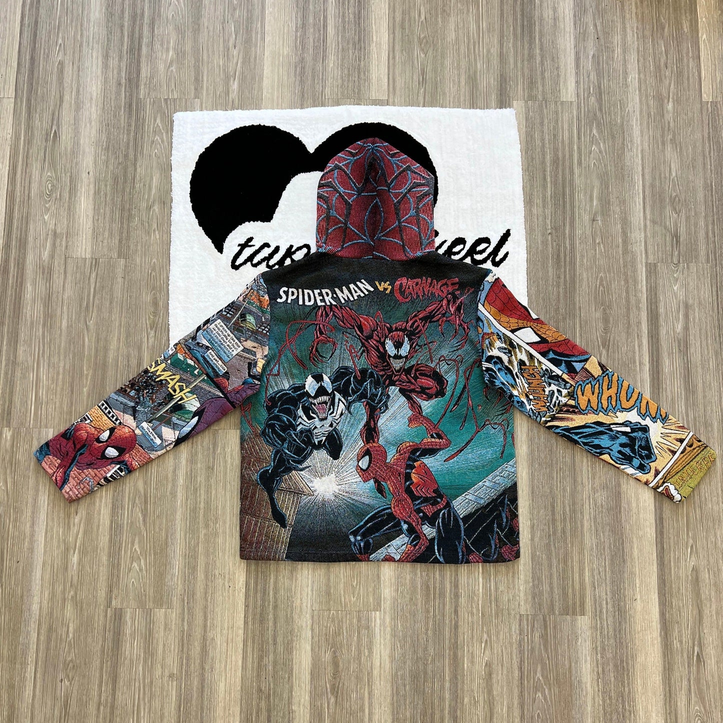 AMAZING SPIDER-MAN WOVEN TAPESTRY HOODIE