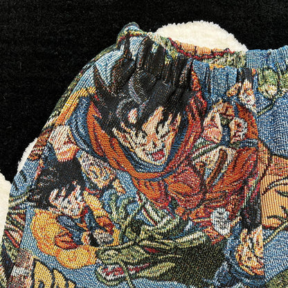 GOKU WOVEN TAPESTRY SHORTS