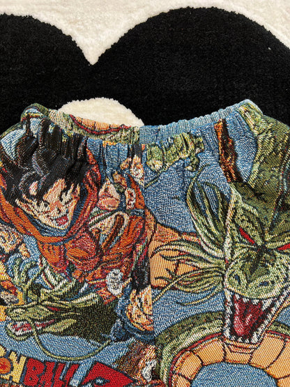 GOKU WOVEN TAPESTRY SHORTS