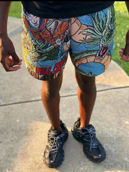 GOKU WOVEN TAPESTRY SHORTS