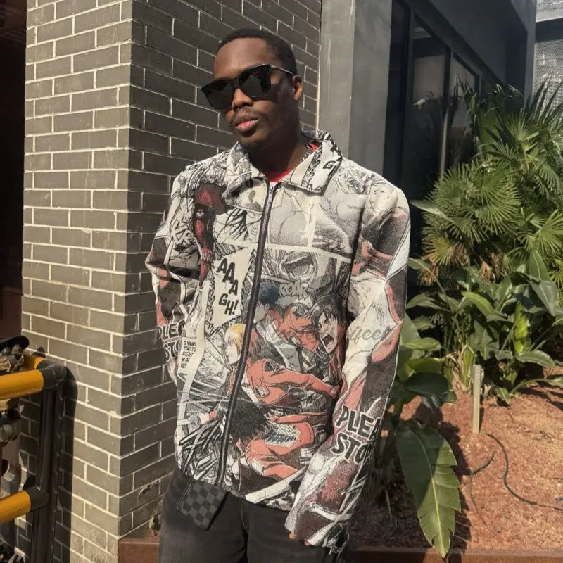 ATTACK ON TITAN WOVEN TAPESTRY JACKET