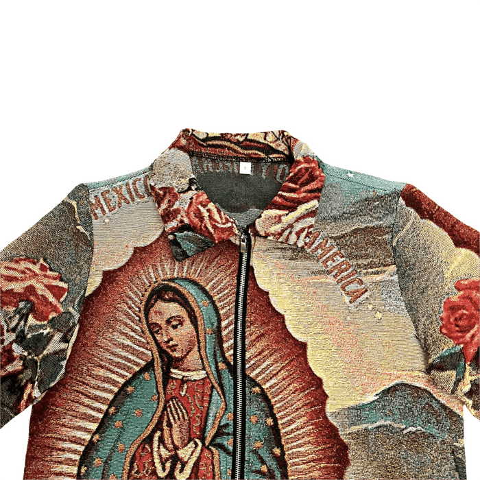 VIRGENCITA WOVEN TAPESTRY JACKET